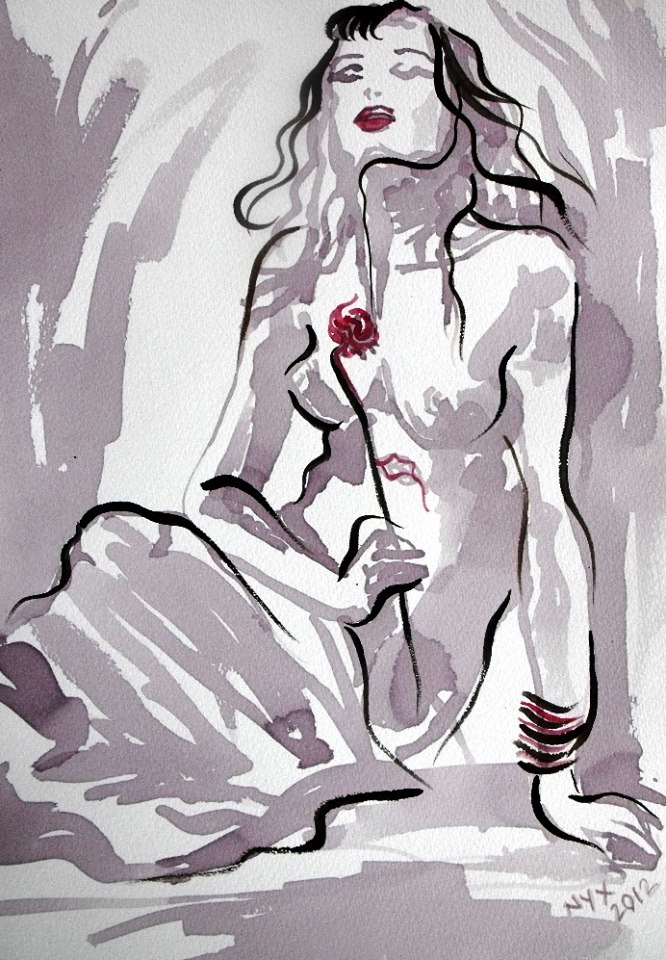 Nyx Wine Painting Last Rose