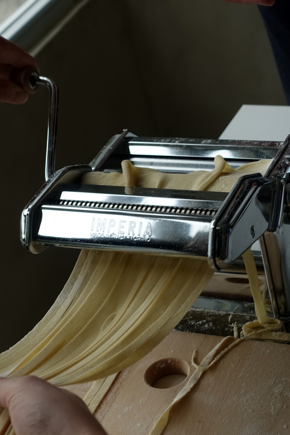 Pasta making in Lake Como